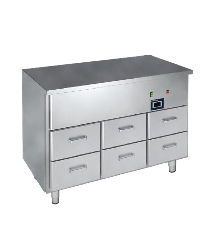 2freeze hot table with the drawers