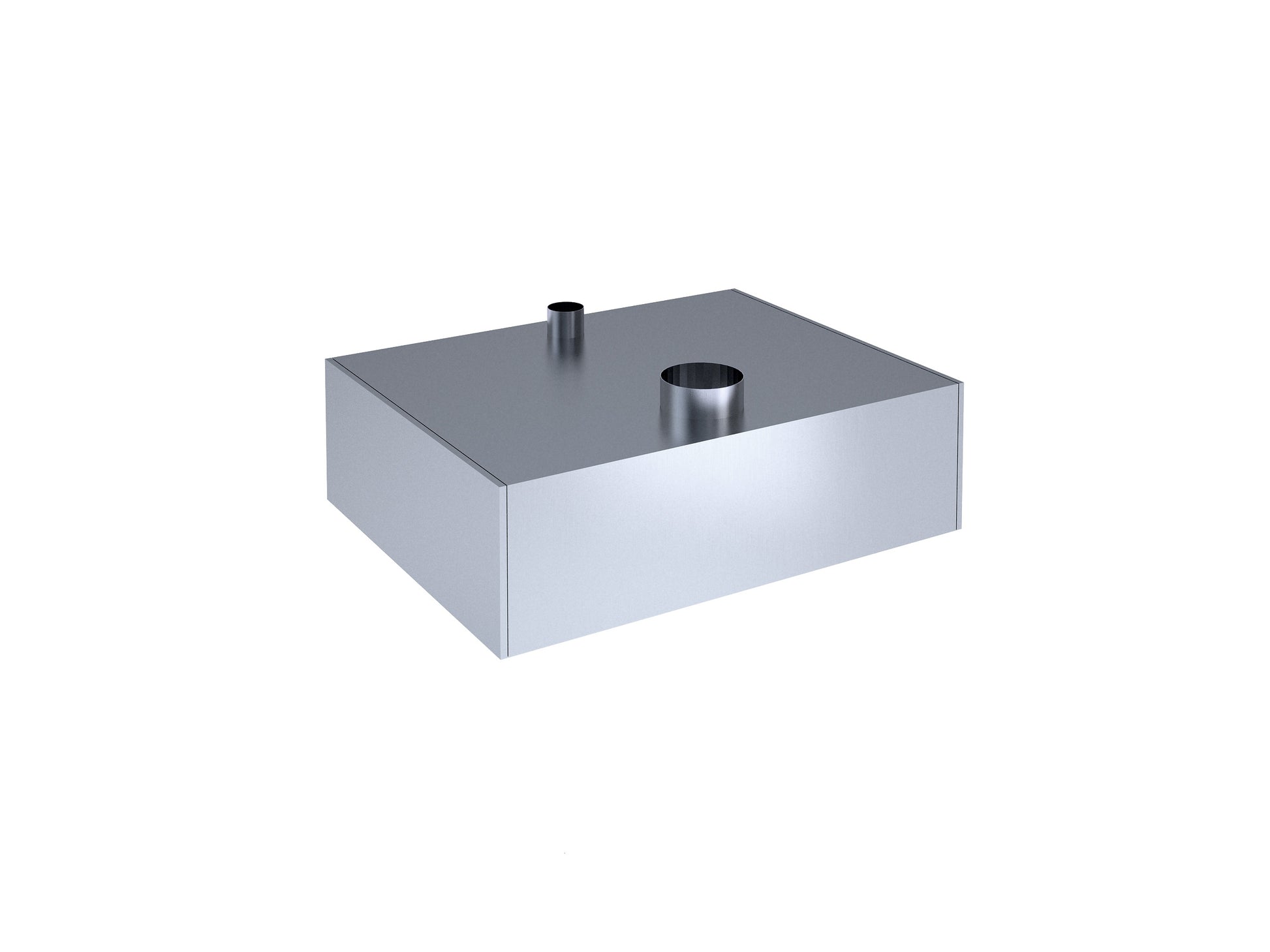 Wall-mounted supply-extract exhaust hood