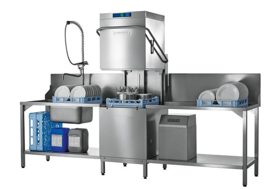 Hood Dishwasher, 60 Racks/h, 7.1 kW, 500×500 mm
