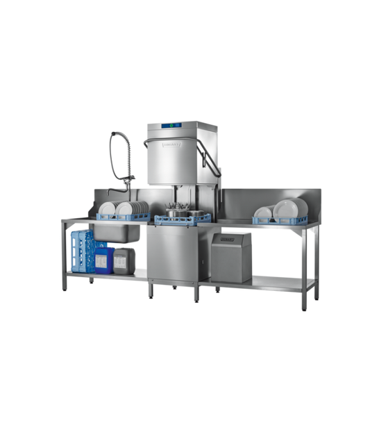 Hood Dishwasher, Heat Recovery, 60 Racks/h, 7.1 kW