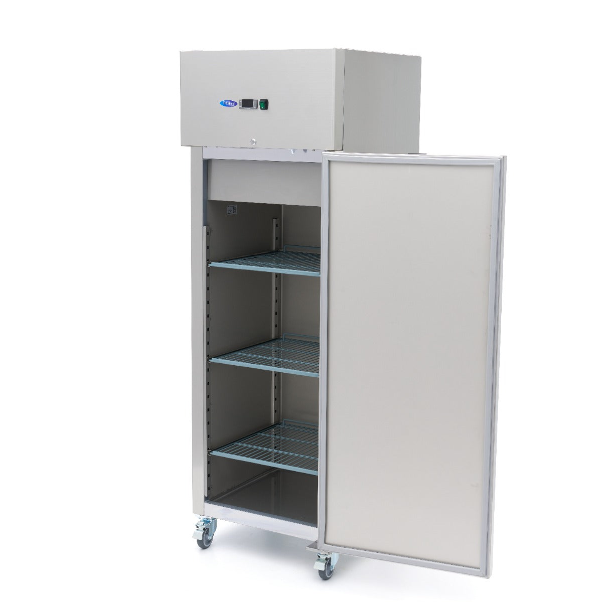 Maxima Fridge 400 L, on Wheels, Stainless Steel, additional view