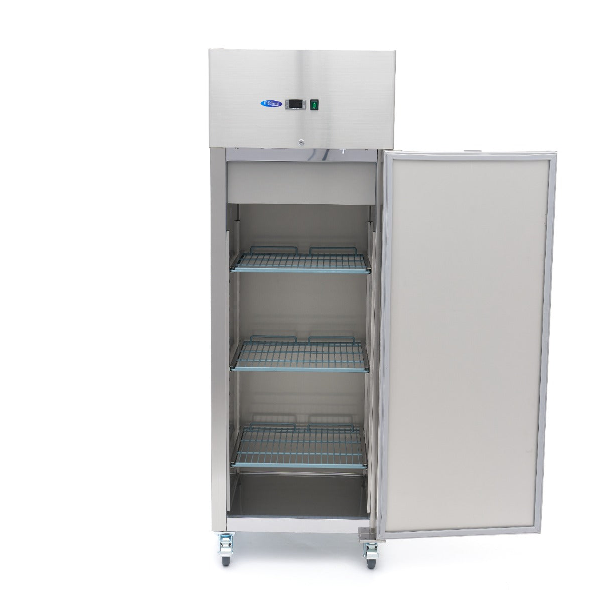 Maxima Fridge 400 L, on Wheels, Stainless Steel, additional view