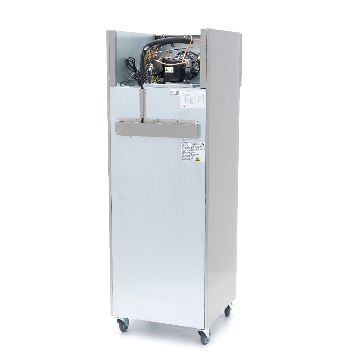 Maxima Fridge 400 L, on Wheels, Stainless Steel, additional view
