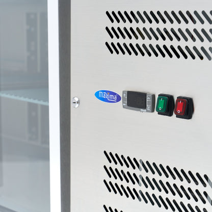 Maxima Counter Fridge, 223 cm, 4 Glass Doors, additional view