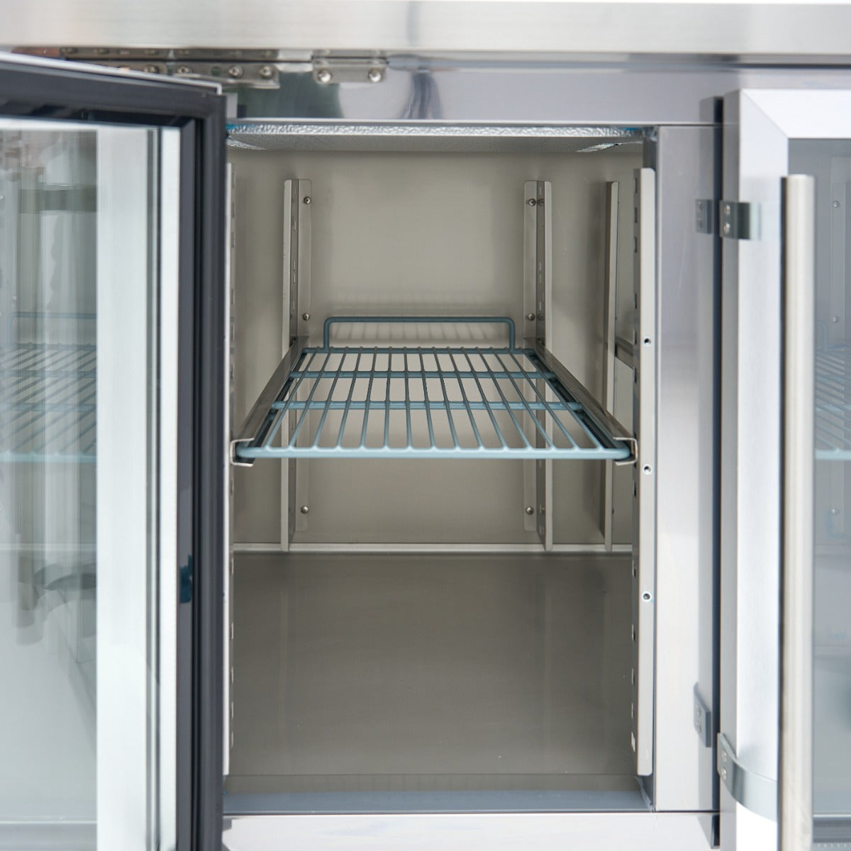 Maxima Counter Fridge, 223 cm, 4 Glass Doors, additional view