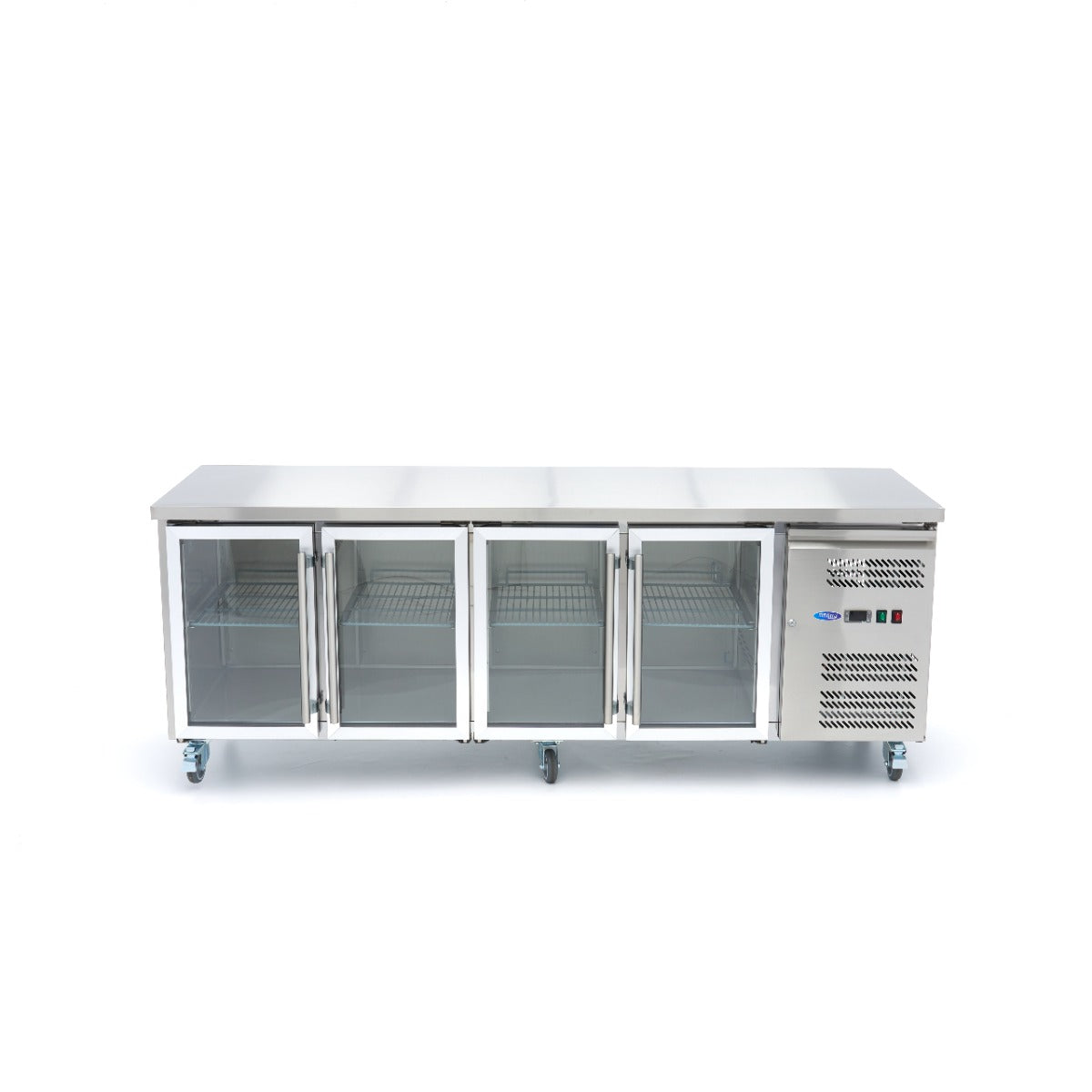 Maxima Counter Fridge, 223 cm, 4 Glass Doors, additional view