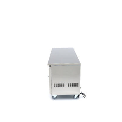 Maxima Counter Fridge, 223 cm, 4 Glass Doors, additional view