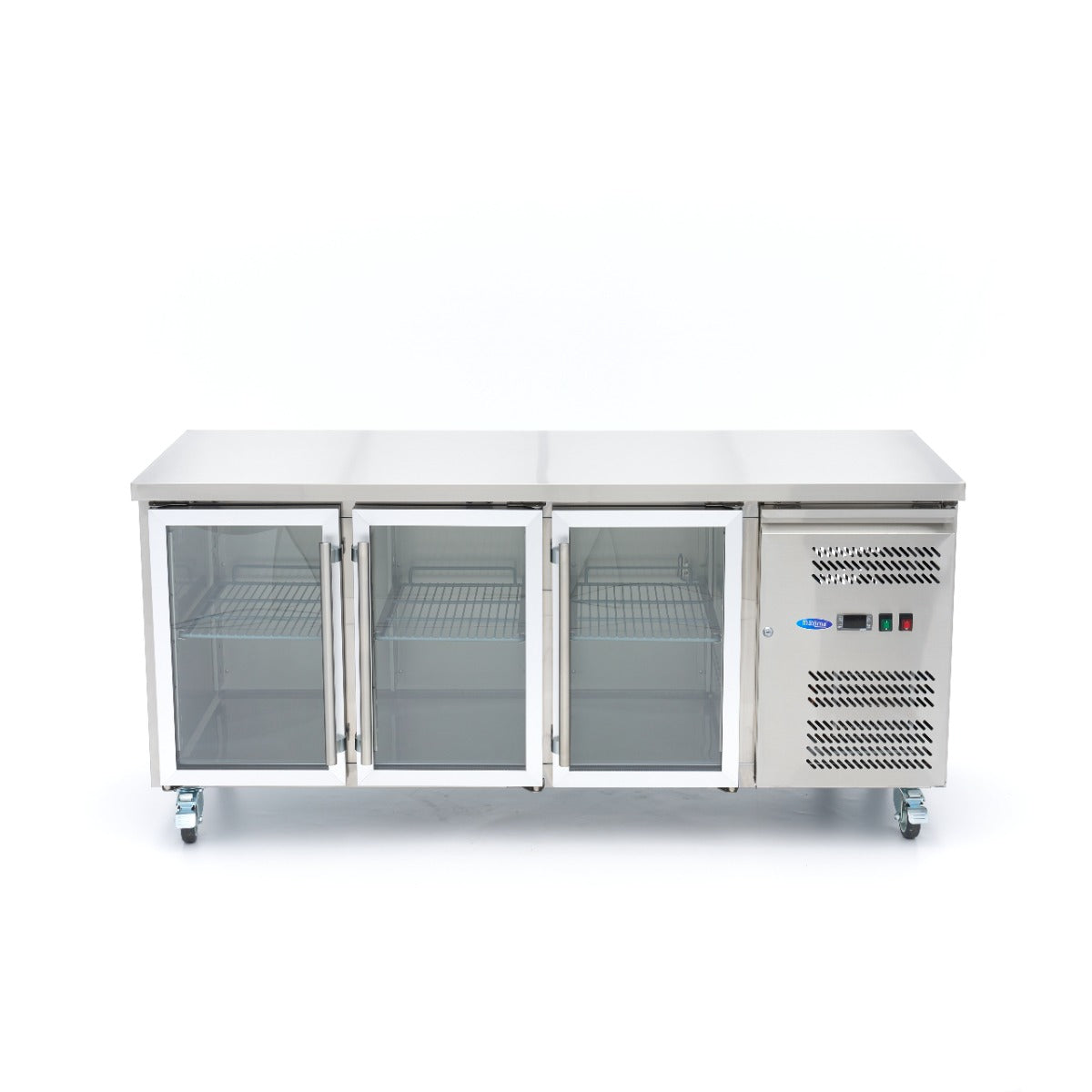 Maxima Counter Fridge, 180 cm, 3 Glass Doors, additional view