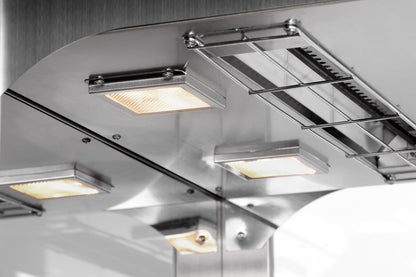 Heated Display Showcase, 2-Shelf, 30-70°C, 0.56 kW