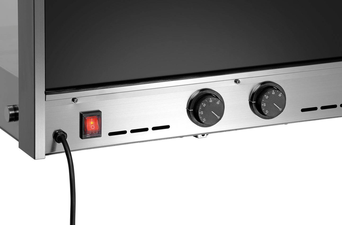 Heated Display Showcase, 2-Shelf, 30-70°C, 0.56 kW
