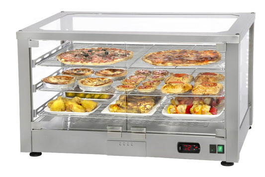 Heated Food Showcase, 3x GN, 20-90°C, 1.2 kW