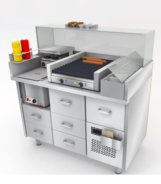 Refrigerated Cold Table, 1260mm, +2/+6°C