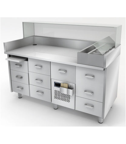 Refrigerated Cold Table, 1660mm, +2/+6°C