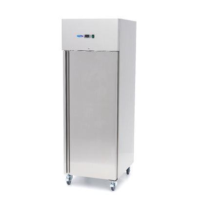 Maxima Upright Freezer, 400 L, 3 Adjustable Shelves, on Wheels, additional view