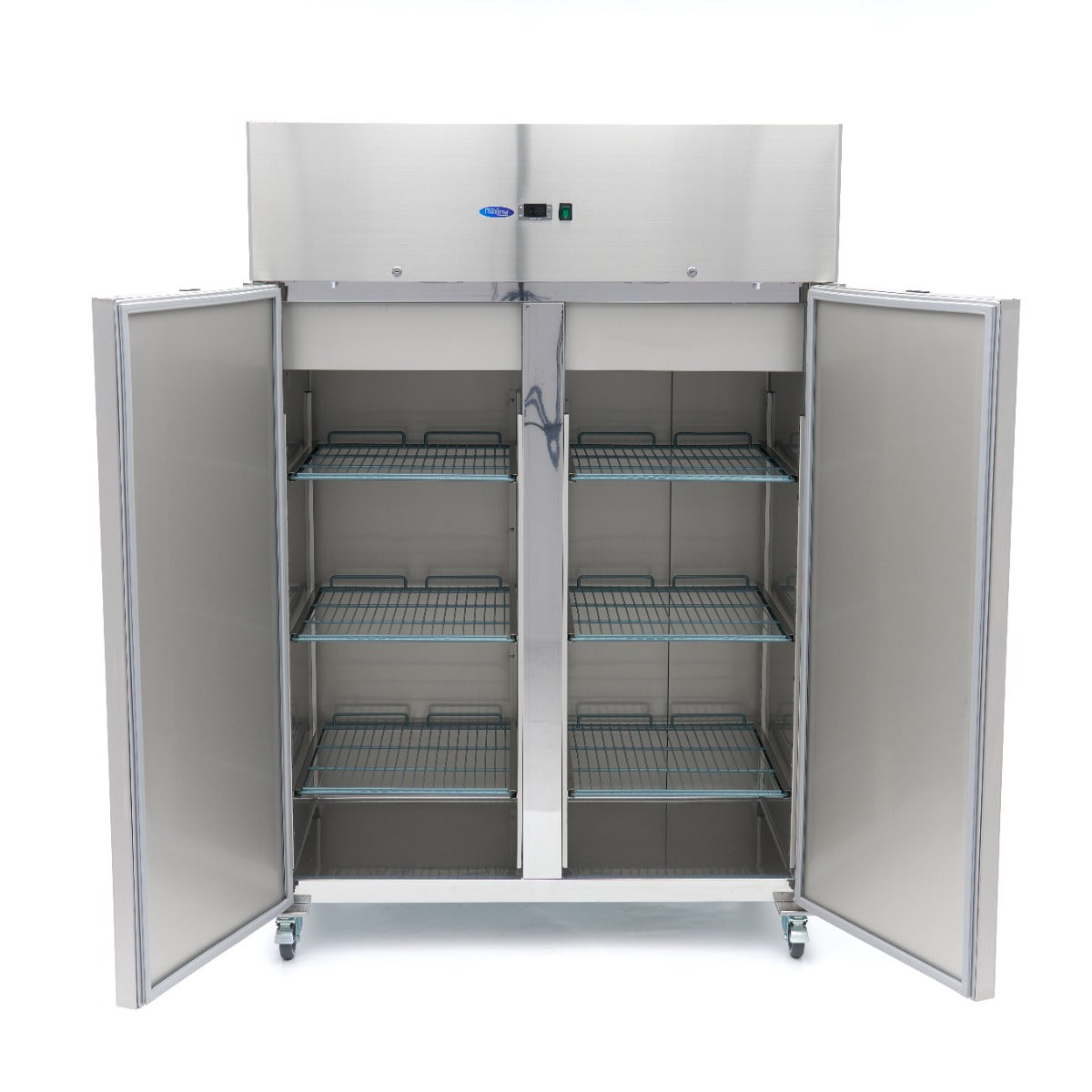 Maxima Upright Freezer, 1200 L, 2 Doors, GN 2/1, 6 Shelves, additional view