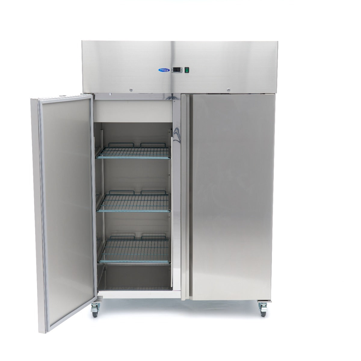 Maxima Upright Freezer, 1200 L, 2 Doors, GN 2/1, 6 Shelves, additional view