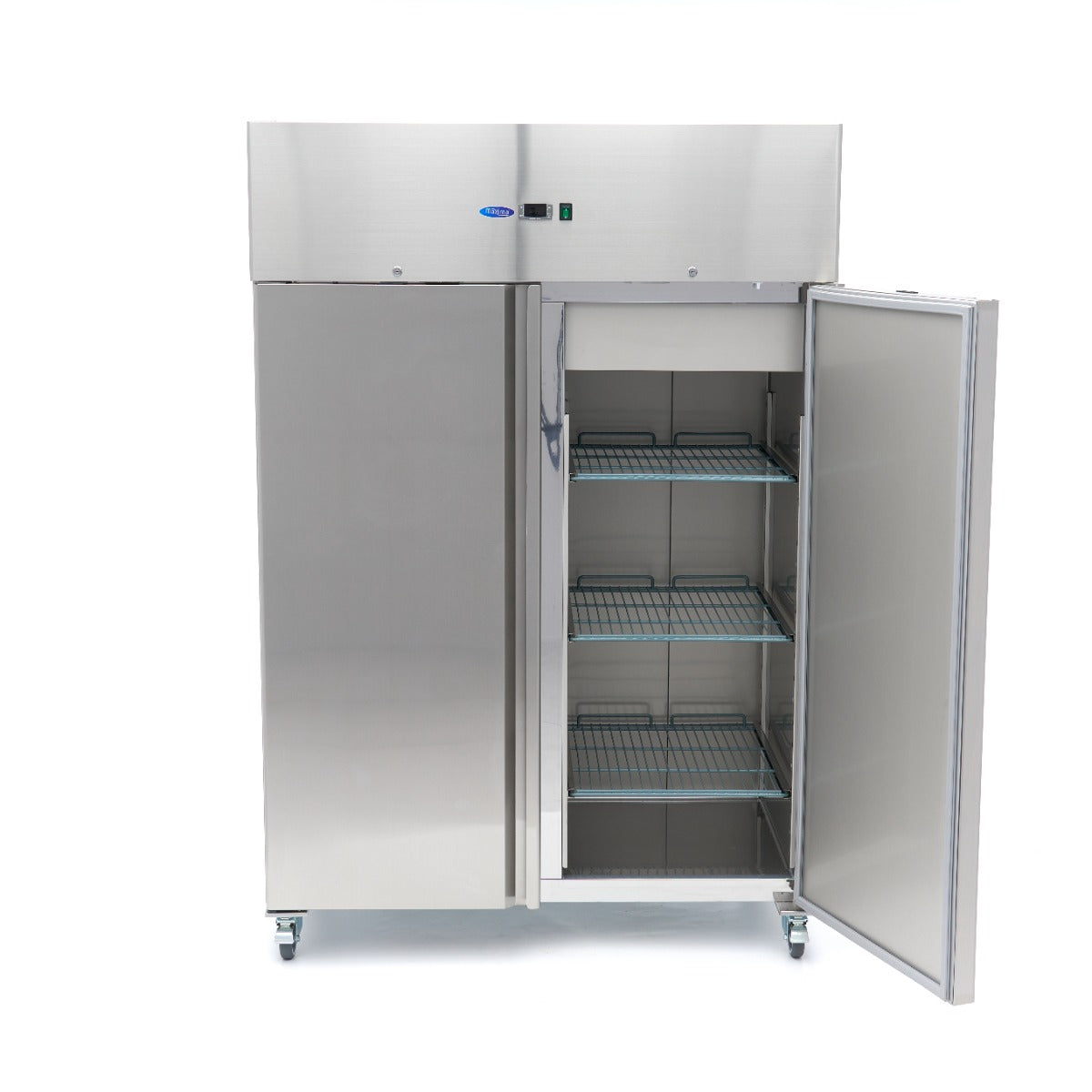 Maxima Fridge 1200 L, 2/1 GN, on Wheels, Stainless Steel, additional view