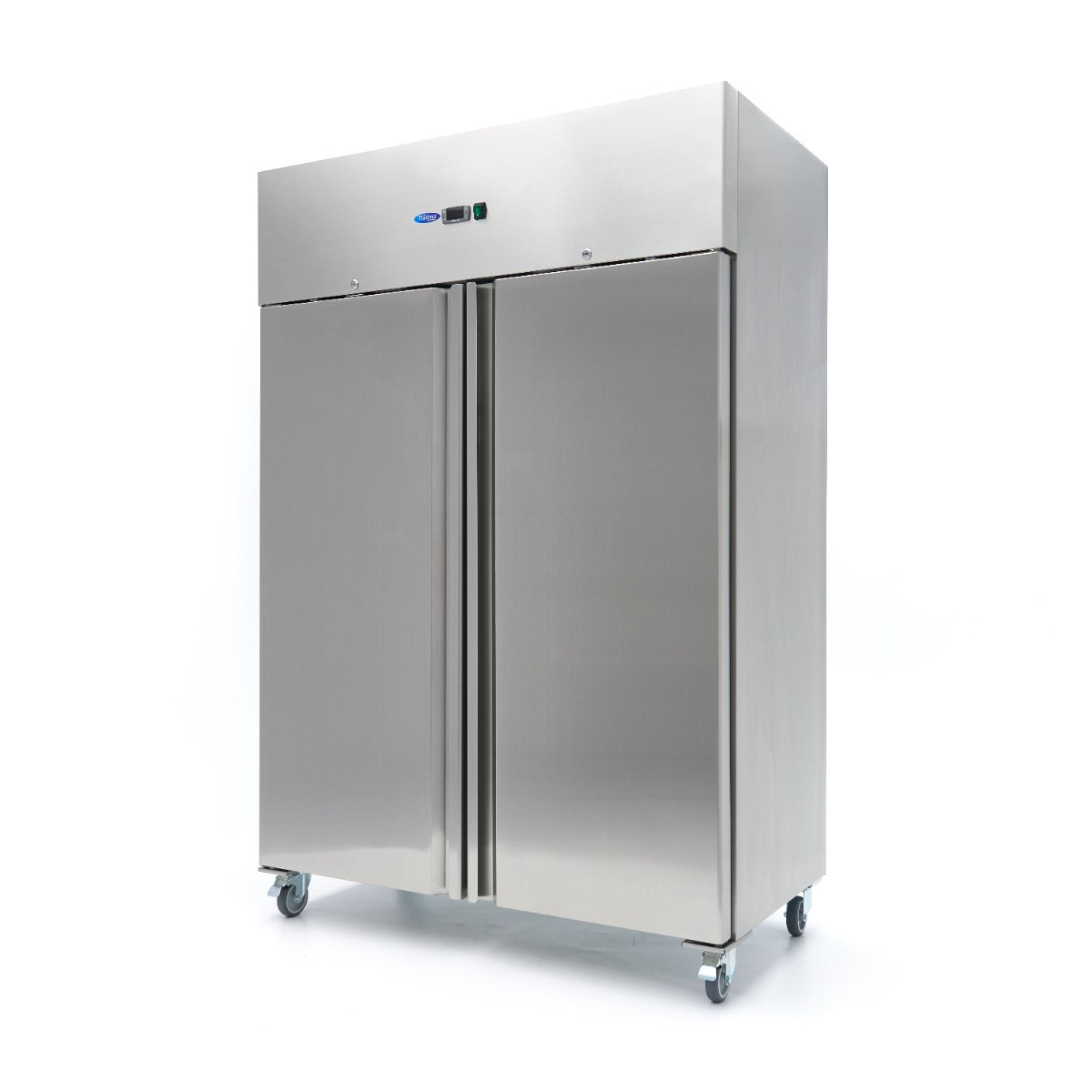 Maxima Upright Freezer, 800 L, 2 Doors, 6 Shelves, on Wheels, product photo