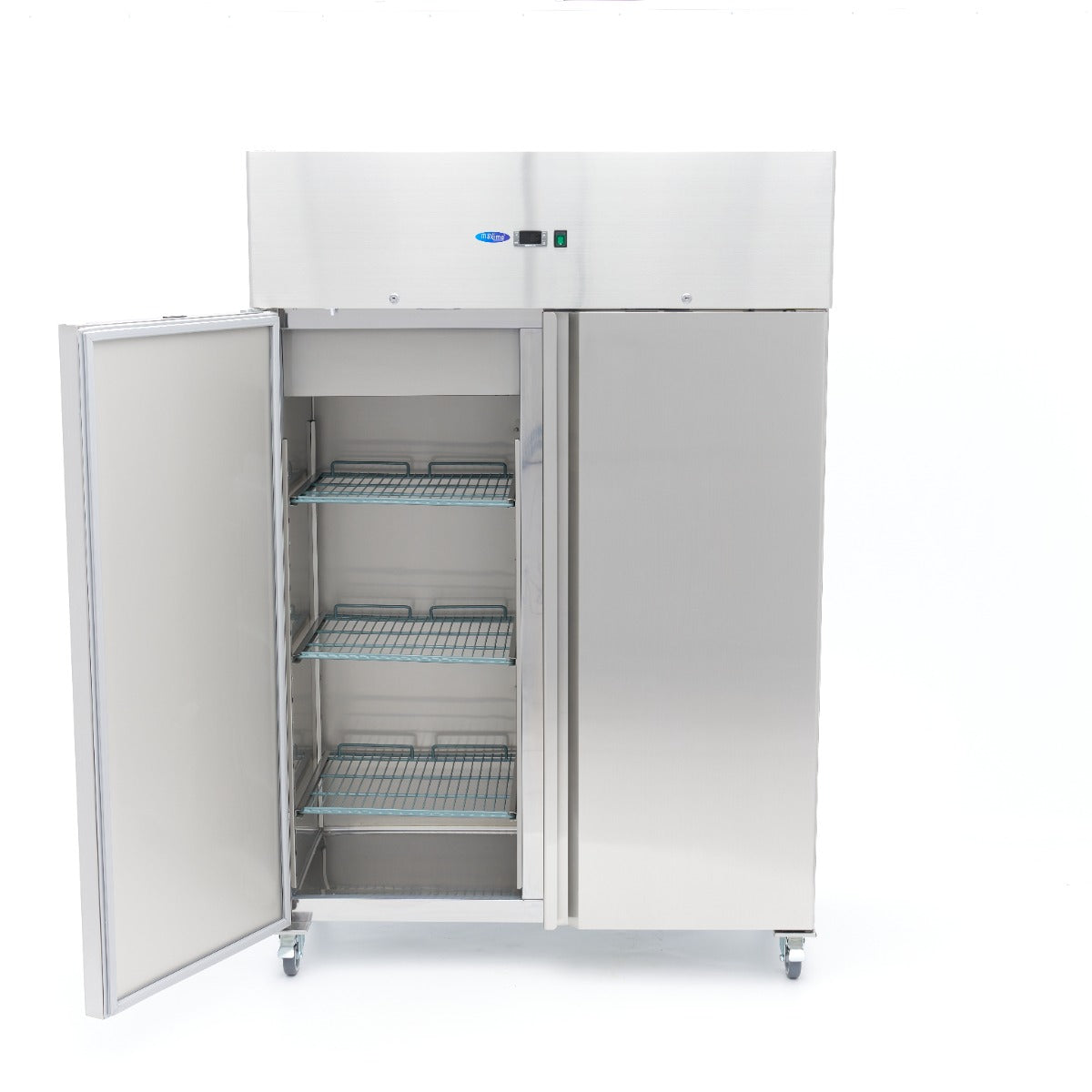 Maxima Fridge 800 L, on Wheels, Stainless Steel, additional view