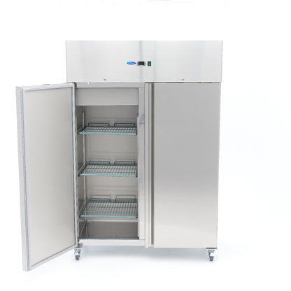 Maxima Fridge 800 L, on Wheels, Stainless Steel, additional view