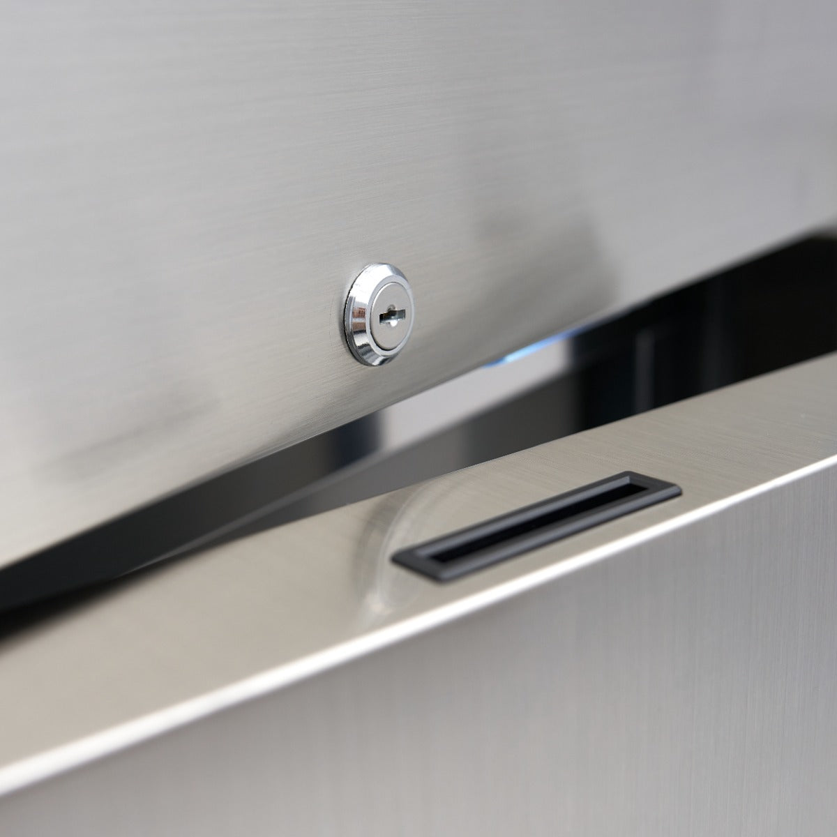 Maxima Fridge 800 L, on Wheels, Stainless Steel, additional view