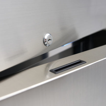 Maxima Fridge 800 L, on Wheels, Stainless Steel, additional view