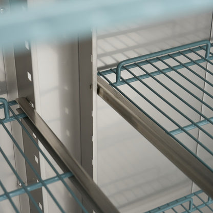 Maxima Fridge 800 L, on Wheels, Stainless Steel, additional view