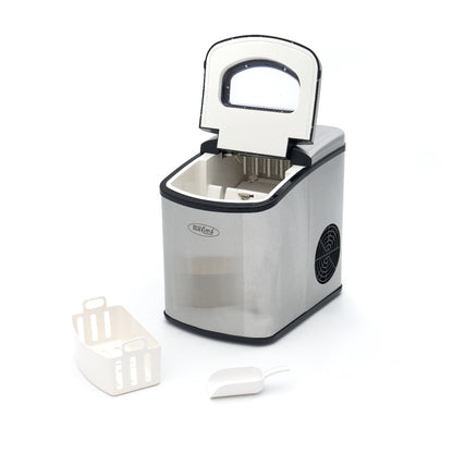 Maxima Ice Cube Machine, 10-12 kg/24 h, Silver, additional view