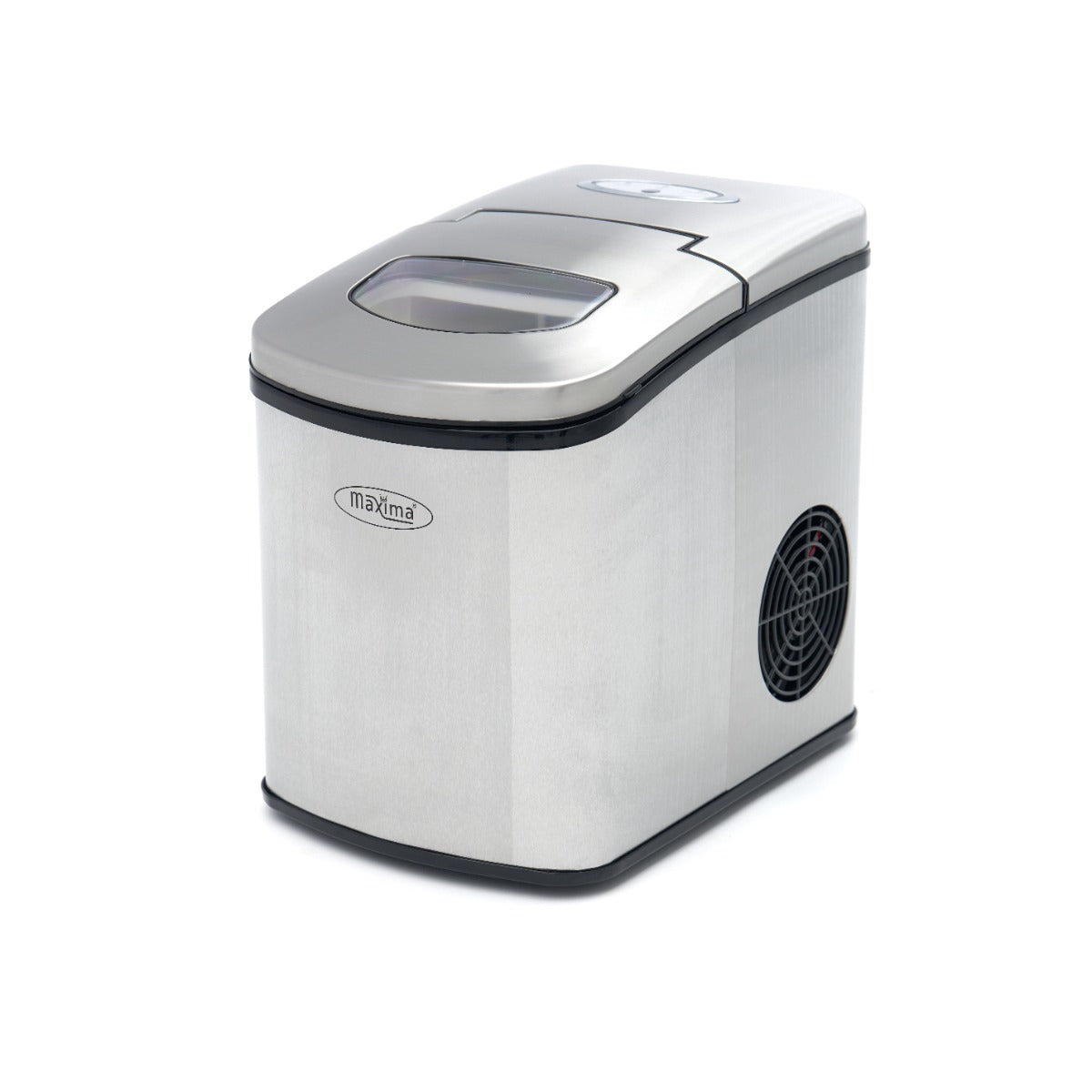 Maxima Ice Cube Machine, 10-12 kg/24 h, Silver, product photo