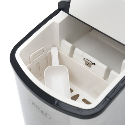 Maxima Ice Cube Machine, 10-12 kg/24 h, Silver, additional view