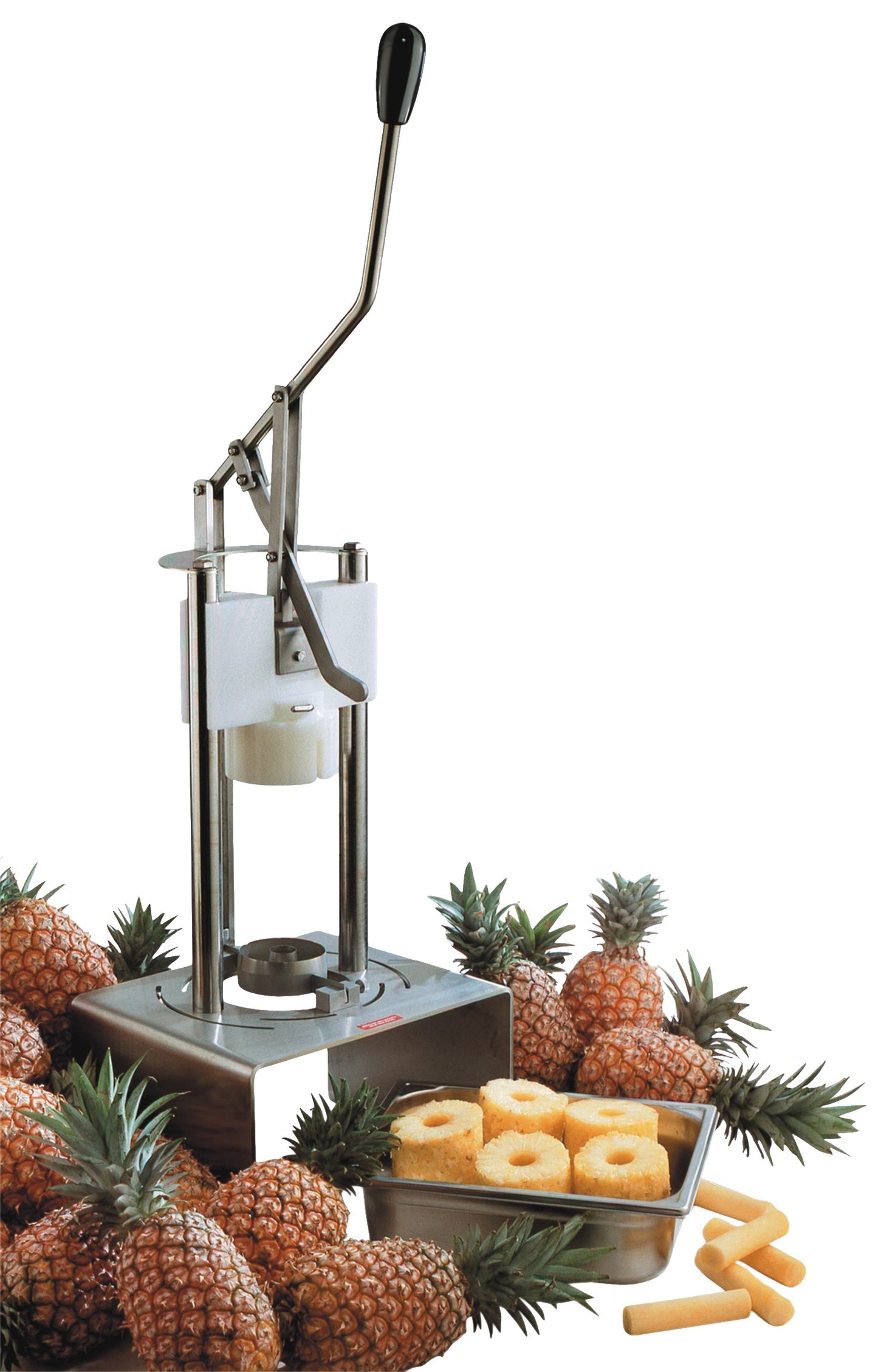 Pineapple Peeler & Corer, Manual, Stainless Steel