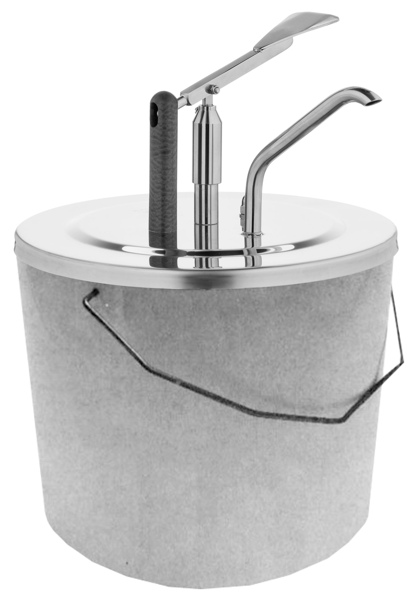 Sauce Dispenser for 10 L Bucket, Stainless Steel