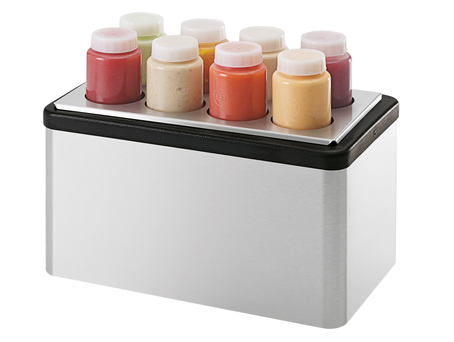 Chilled Dressing Bar, 8x FIFO™, 3800 ml