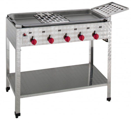 Gas Stand Griddle, 3-Burner, 20 kW