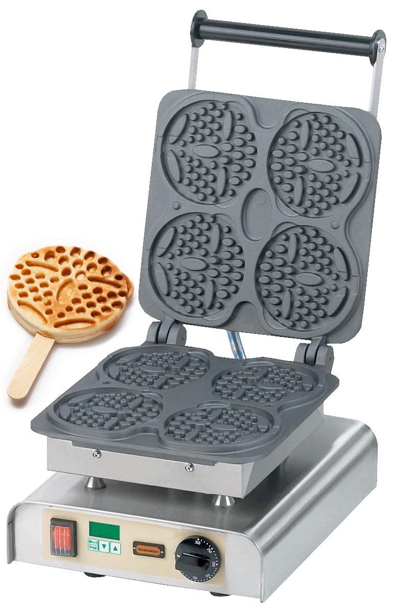 Bear-Shaped Waffle Maker, 4x Waffles, 2.2 kW