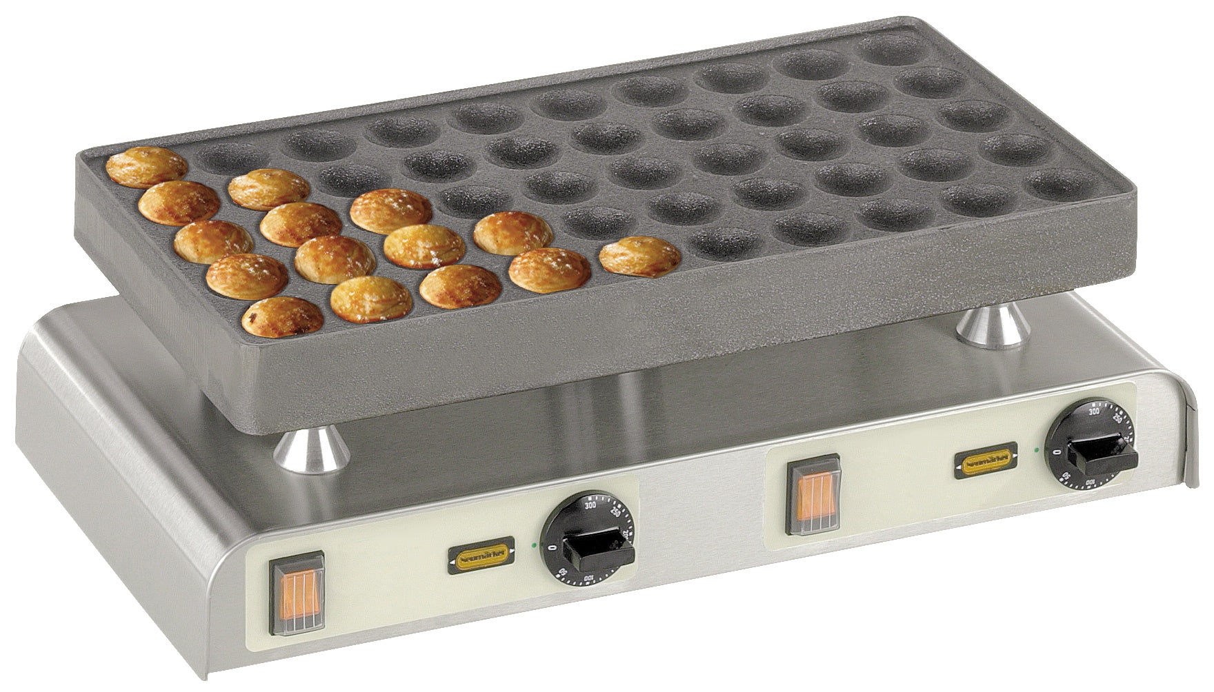 Poffertjes Maker, 50 Cavities, 2.2 kW