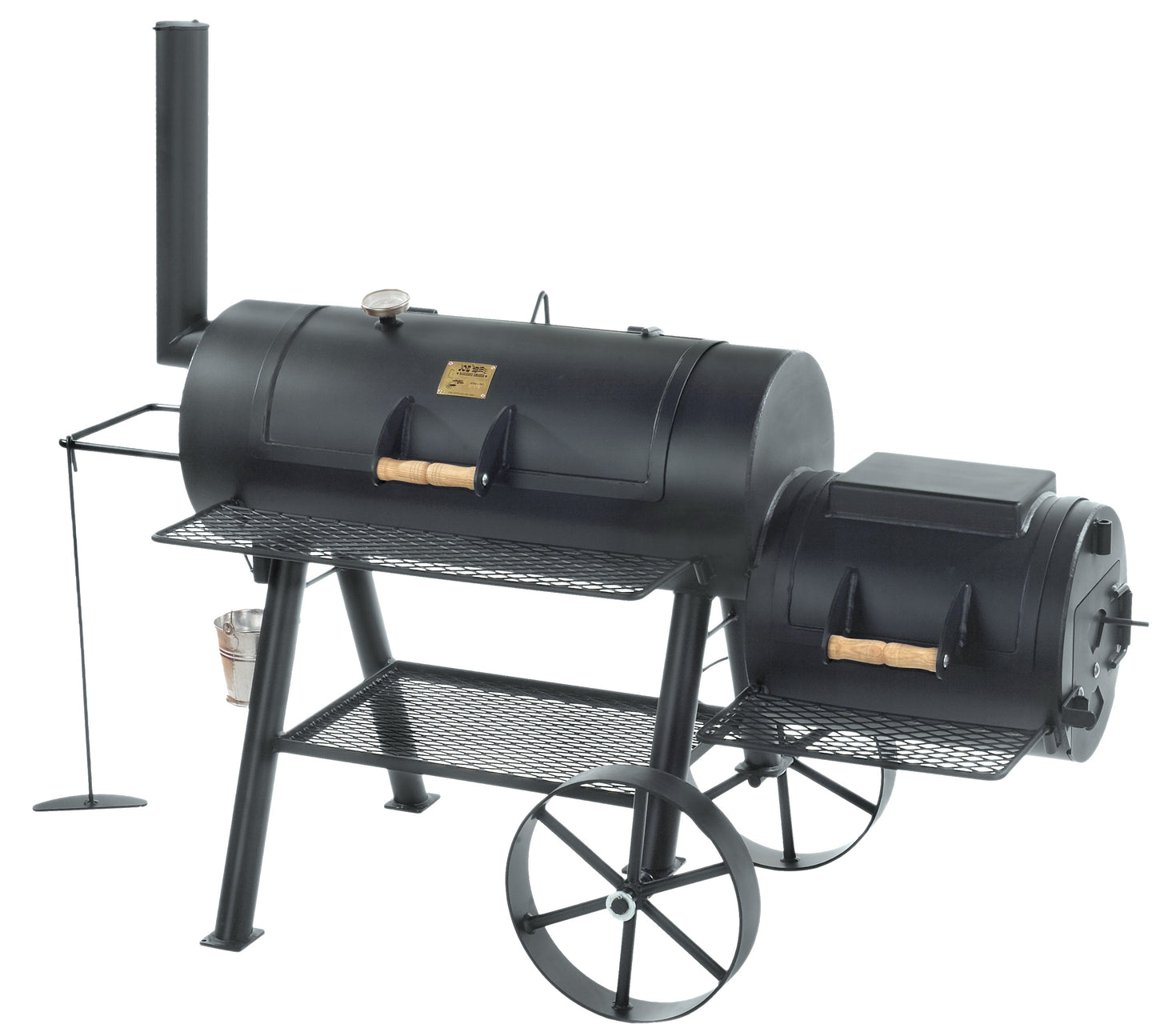 Longhorn Offset BBQ Smoker, 60–300°C, 175 kg