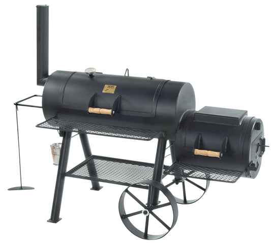 Longhorn Offset BBQ Smoker, 60–300°C, 175 kg