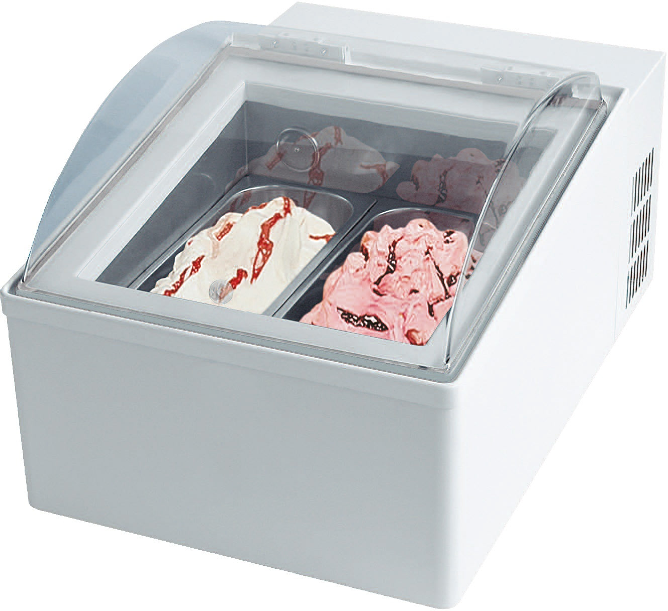 Ice Point 2 Countertop Ice Cream Display, -25/-10°C