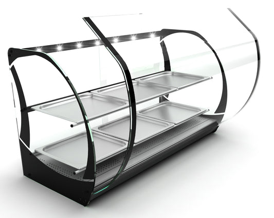 Heated Showcase, Stainless Steel