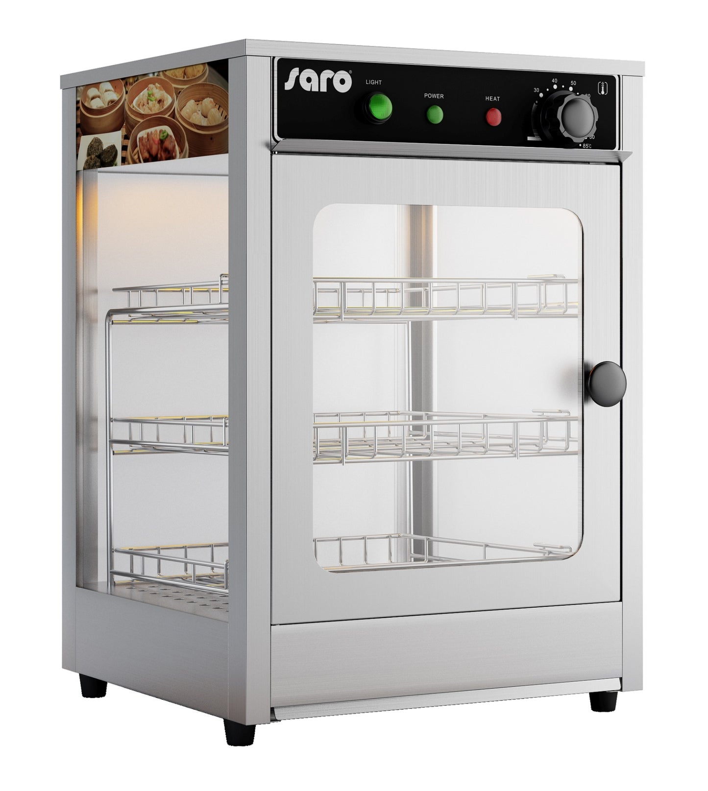 Heated Food Showcase, 43 L, +30/+85°C, 0.6 kW