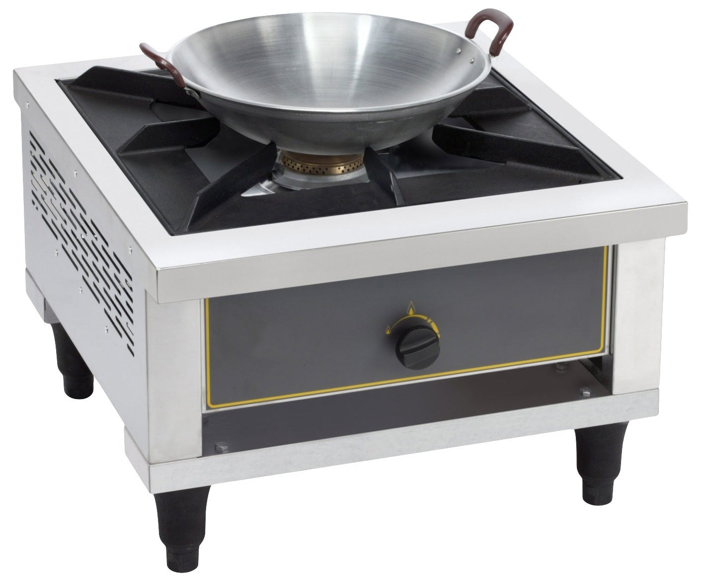 Tabletop Gas Stove, 1 Burner, 14 kW, Reversible Grill