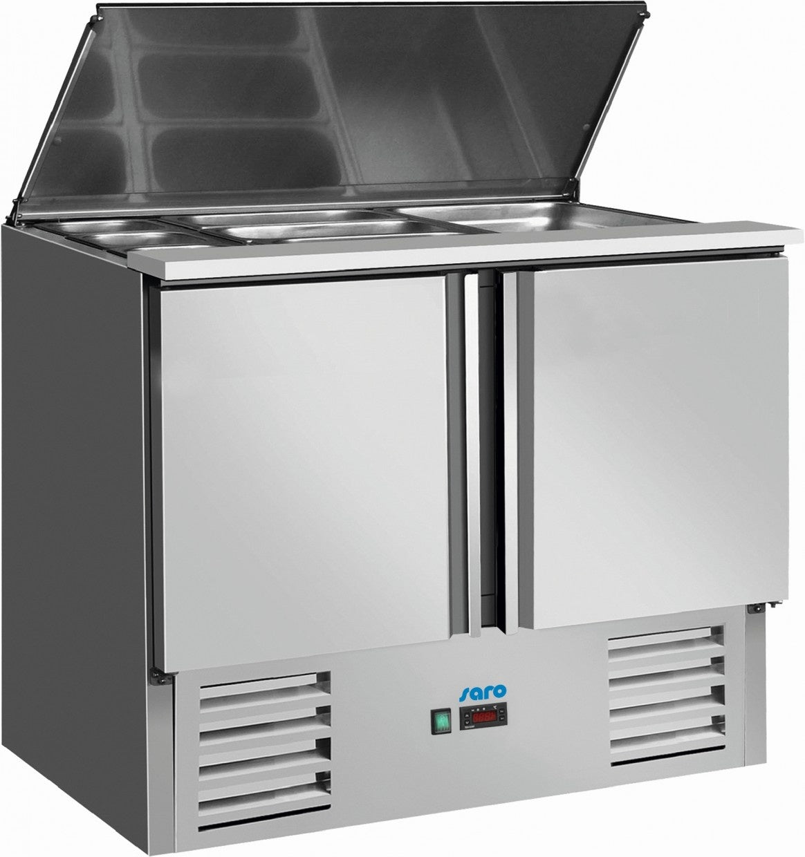 Saladette Prep Counter, 2-Door, 900 mm, +2/+8°C
