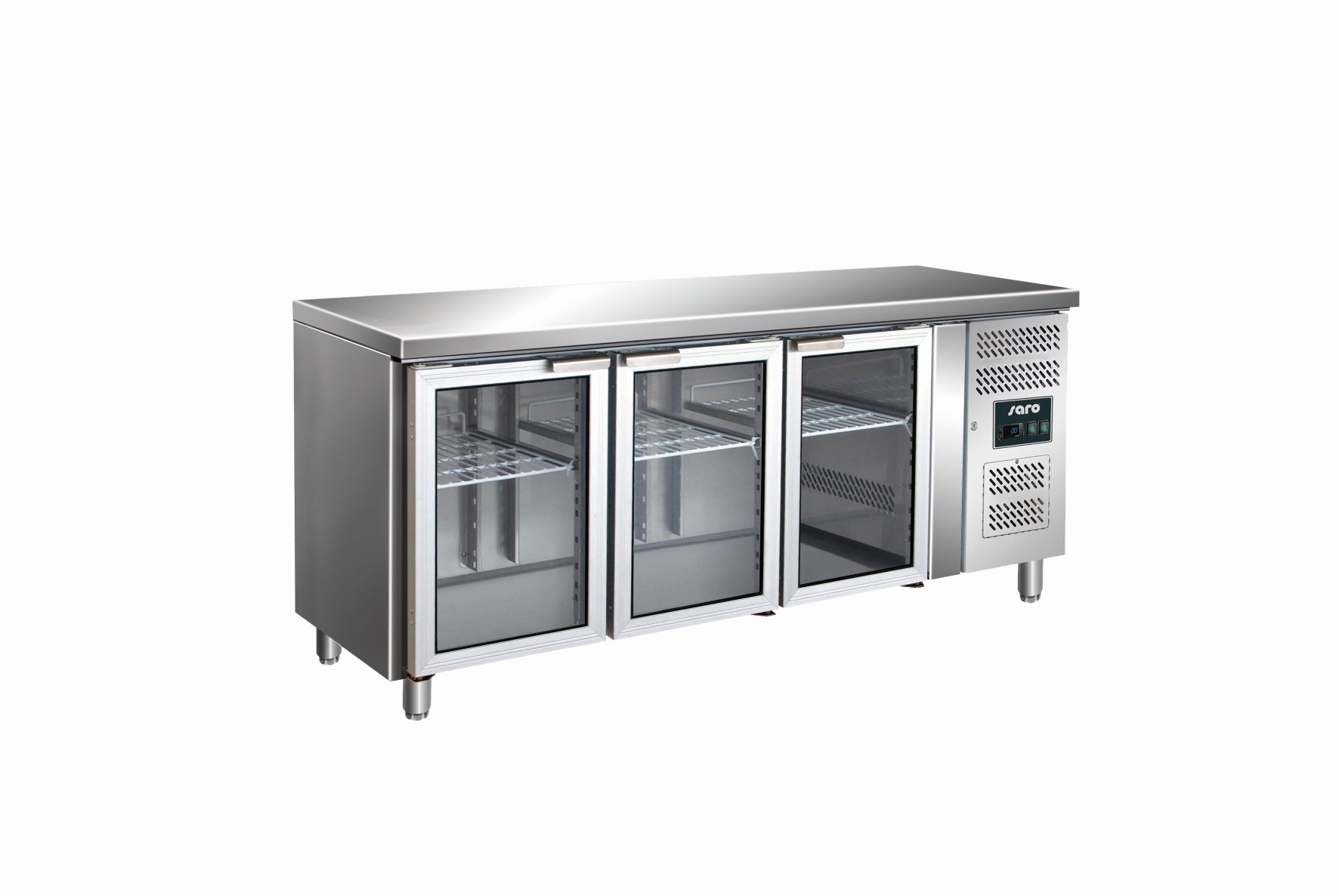 Refrigerated Cooling Table, 3 Glass Doors, 464 L