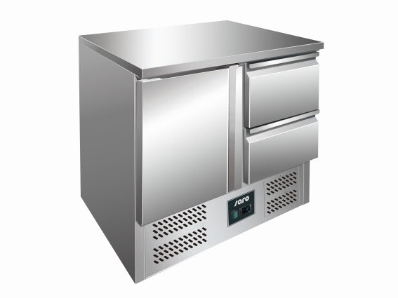Refrigerated Table, 2 Doors, 160 L, +2/+8°C