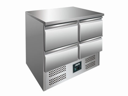 Refrigerated Work Table, 4 Drawers, +2/+8°C