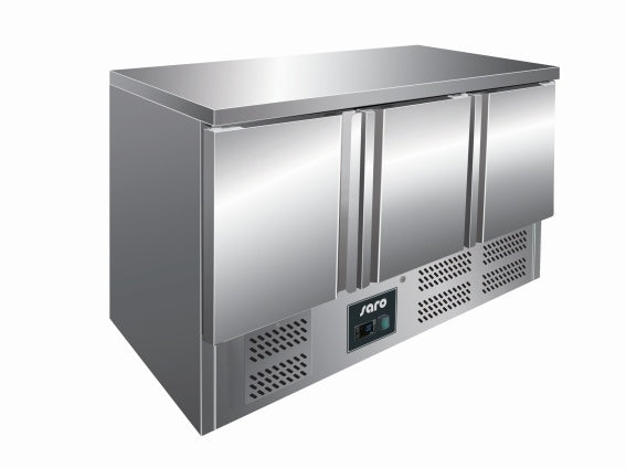Refrigerated Prep Table, 3 Doors, 251 L, +2/+8°C