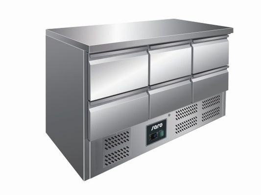 Refrigerated Working Table, 3 Doors, 251 L, +2/+8°C