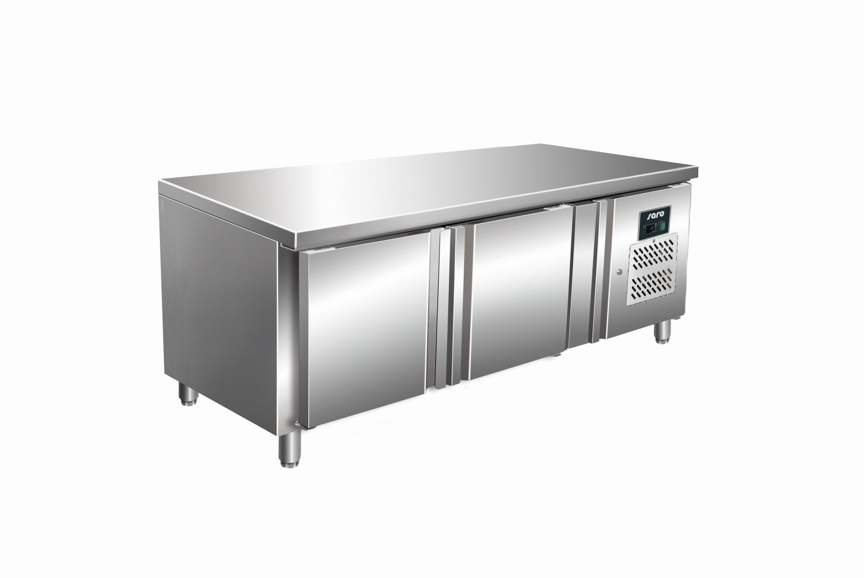 Refrigerated Undercounter Table, 317 L, 3 Doors