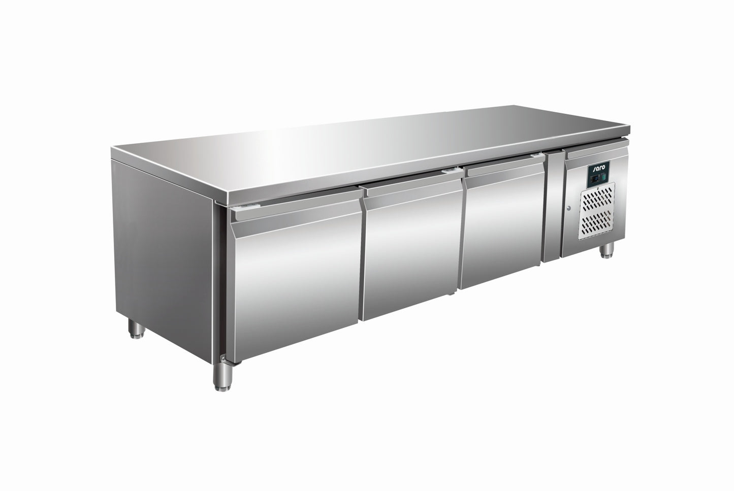 Refrigerated Undercounter Table, 3 Doors, 317 L